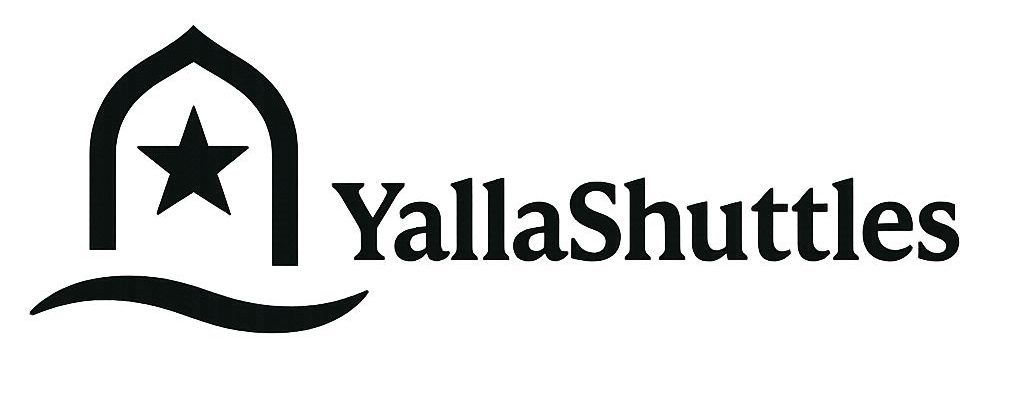 YallaShuttles logo – Morocco private tours and airport transfer service brand identity